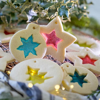 Stained Glass Christmas Cookies