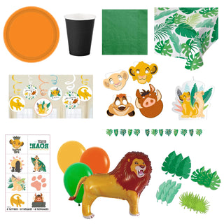 Deluxe Lion King Party Pack for 8 - SAVE 18%