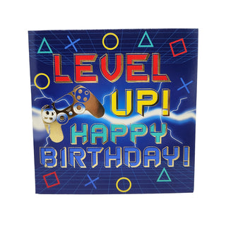 Unknown | Level Up Gaming Happy Birthday Card | Gaming Party Supplies NZ