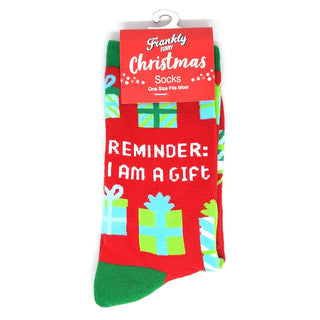 I Am a Gift Christmas Socks | Secret Santa Gifts NZ