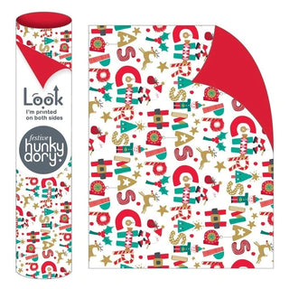 Hunky Dory | Happy Christmas Wrapping Paper | Christmas Gift Supplies NZ