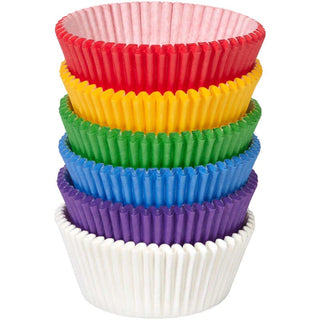 Wilton | Rainbow Cupcake Papers | Rainbow Party Supplies NZ