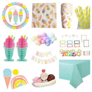 Ice Cream Party Pack for 8  - SAVE 25%