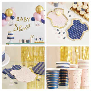 Ginger Ray Baby Shower Pack for 8 - SAVE 5%