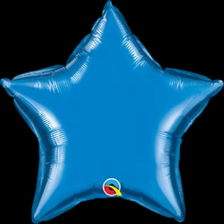 Sapphire Blue Star Mini Foil Balloon