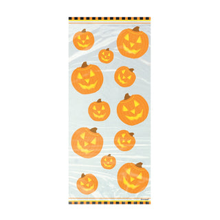 Pumpkin Glow Cello Bags | Halloween Party Supplies NZ