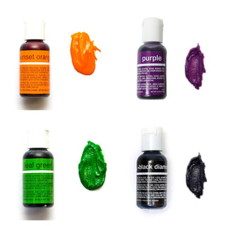 Chefmaster Halloween Collection Gel Colour Set - 4 Pack - SAVE 15%