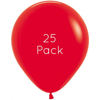 Red Latex Balloons | 25 pack Latex Balloons | Party Balloons | Red Party Balloons 