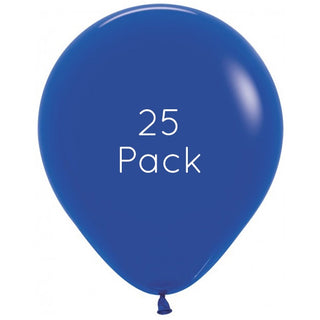 Sempertex | 45cm Royal Blue Giant Balloons 25 Pack | Blue Party Supplies NZ