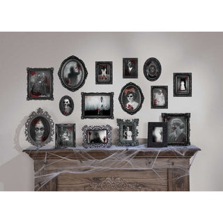 Dark Manor Framed Picture Cutout Decorations - 30 Pkt