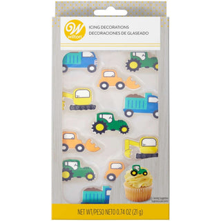 Wilton | Trucks Royal Icing Decorations | Truck Party Supplies NZ