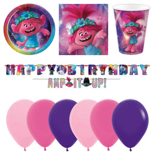 Trolls Party Essentials for 8 - SAVE 40%