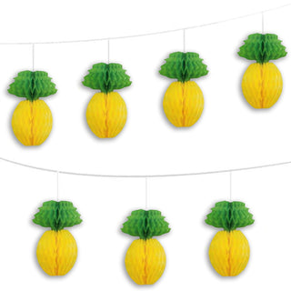 Pineapple Honeycomb Garland | Hawaiian Luau Party Supplies NZ