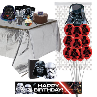 Deluxe Star Wars Darth Vader Party Pack for 8 - SAVE 10%