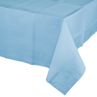 Baby Blue Paper Tablecover | Baby Blue Party Supplies NZ