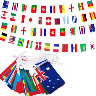 World Flag Bunting | Olympic & world cup party supplies NZ