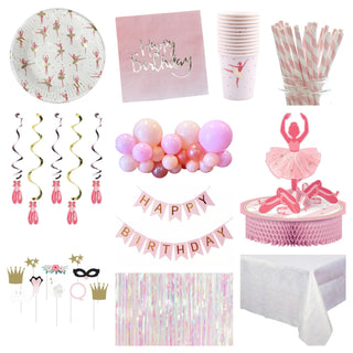 Deluxe Ballerina Party Pack for 12 - SAVE 33%