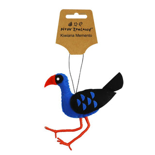 Pukeko Felt Hanging Ornament