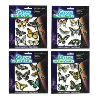 Glow in the Dark Butterfly Tattoos | Butterfly Party Supplies NZ
