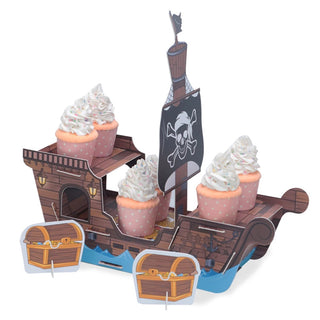 Pirate Ship Cupcake Stand Centrepiece | Pirate Party Supplies NZ