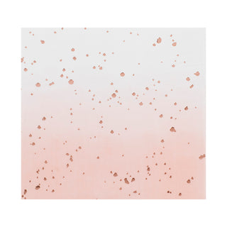 Ginger Ray Ombre Rose Gold Foiled Napkins - 16 Pkt