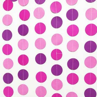 Pink & Purple Garland | Princess Party Supplies NZ