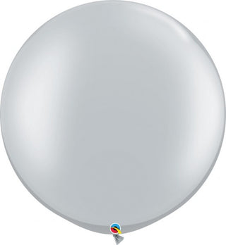 Qualatex | Silver 75cm Balloon | Silver Party Supplies NZ