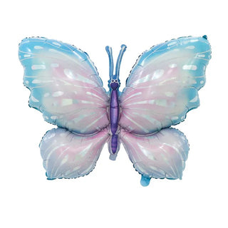 Purple Butterfly SuperShape Foil Balloon | Butterfly Party Supplies NZ