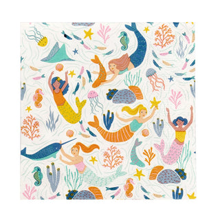 Talking Tables | Mermaid & Sea Creatures Napkins | Mermaid Party Supplies NZ