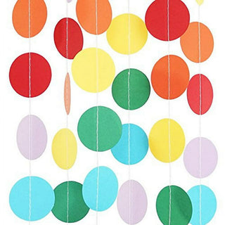 Unknown | Rainbow Dot Garland | Rainbow Party Supplies NZ