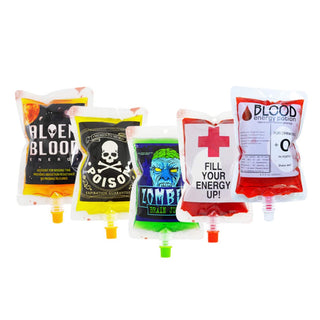 Blood Bag Drink Pouches | Halloween Supplies NZ