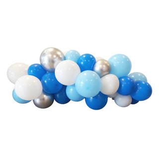 Blue & White Balloon Garland Kit | Blue Party Supplies NZ