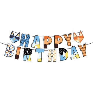 Bluey Happy Birthday Garland | Bluey Party Supplies NZ