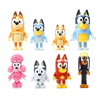 Bluey Characters Cake Topper Set | Bluey Party Supplies NZ