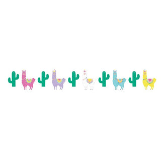 LLama Party Supplies | LLama Party Banner | Cactus LLama Fiesta 