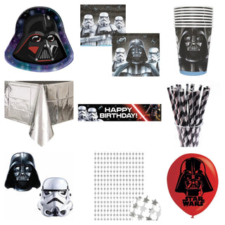 Darth Vader Party Pack for 8 - SAVE 25%