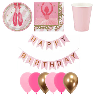 Ballerina Party Essentials for 8 - SAVE 10%