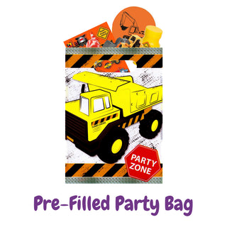 Filled Construction Party Bag | Construction Party Supplies NZ