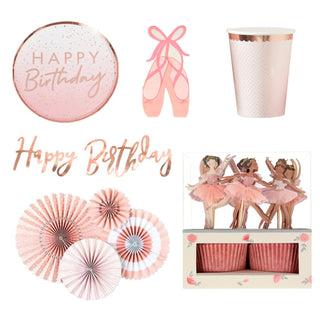 Meri Meri Ballet Party Essentials for 8 - SAVE 30%