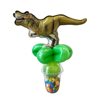 Tyrannosaurus Rex Dinosaur Balloon Candy Cup | T-Rex Party Supplies NZ