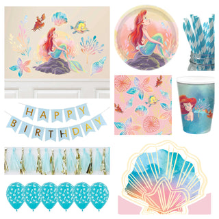 The Little Mermaid Party Pack for 8 - SAVE 40%