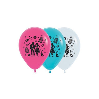 Rock and Roll Balloons | 50s Balloons | 50s Themed Party Balloons 