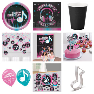 Deluxe Tik Tok Party Pack for 8 - SAVE 50%