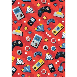 Gaming Folded Gift Wrap | Gaming Party Supplies NZ