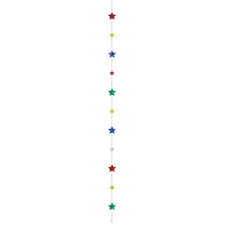 Stars Primary Balloon Fun String | Rainbow Party Supplies NZ