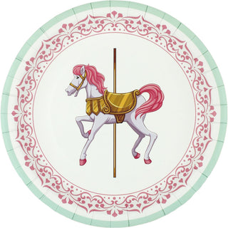 Vintage Carousel Pony Plates | Carnival Party Supplies NZ