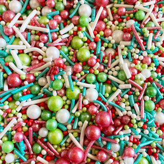 Jingle Jangle Sprinkle Medley | Christmas Sprinkles | Christmas Themed Sprinkles | Red White Green Sprinkles