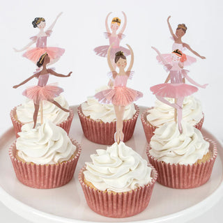 Meri Meri Ballerina Party | Ballerina Party Supplies | Ballerina Cupcake Toppers | Ballet Party Cupcake Kit