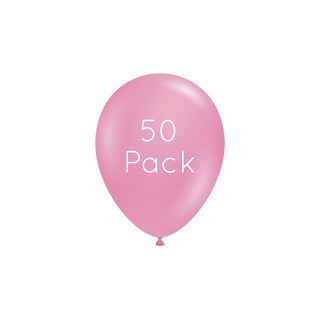 Tuftex | Pink Mini Balloons 50 Pack | Pink Party Supplies NZ