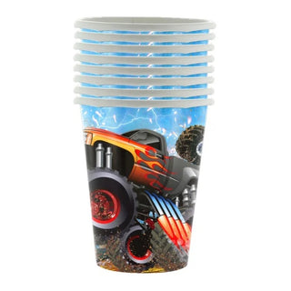 Monster Truck Cups | Monster Truck Party Supplies NZ